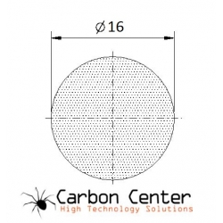 Pręt z włókna węglowego Ø16x1000 mm (pultruzja)
